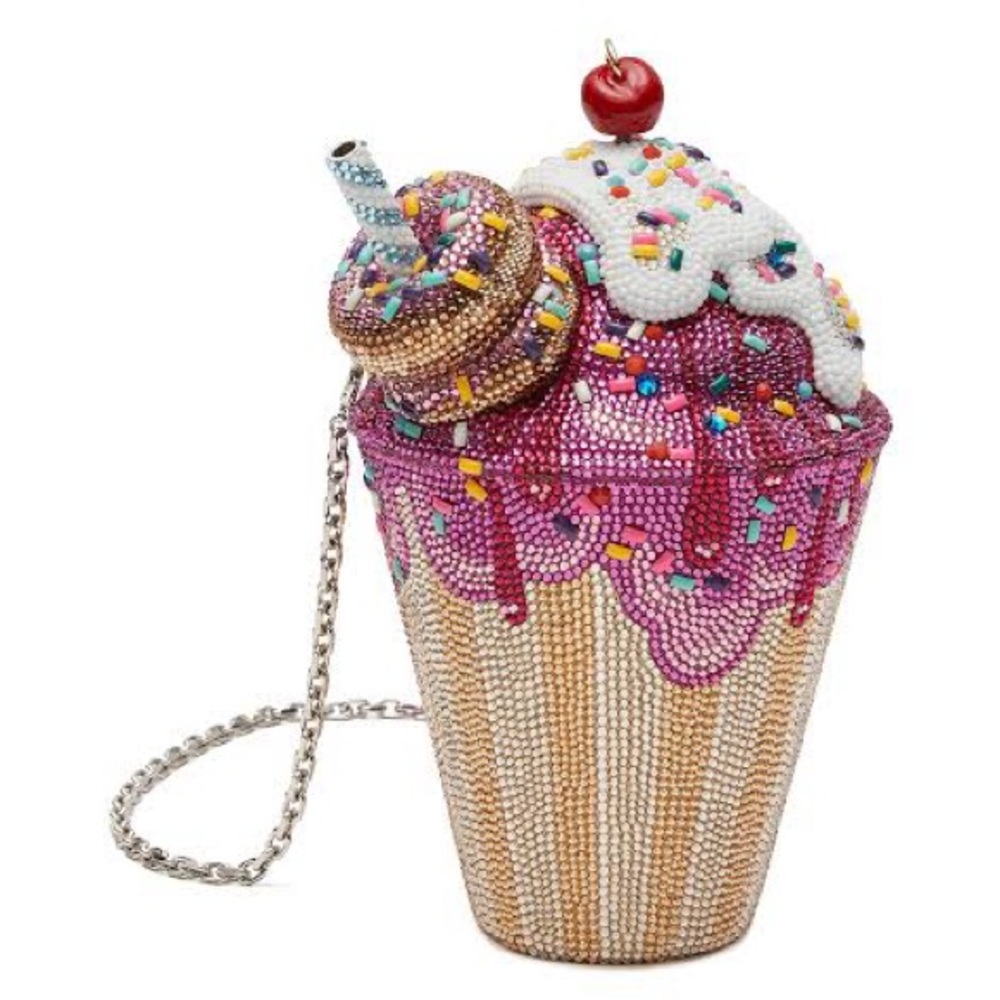 Judith Leiber Milkshake Clutch Bag